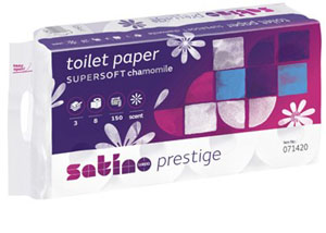 WEPA Prestige 2Ply Toilet Roll 180 Sheets - 64x Rolls Per Pack